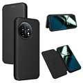 OnePlus 11 Flip Case - Karbonfaser - Schwarz