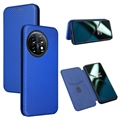 OnePlus 11 Flip Case - Karbonfaser - Blau
