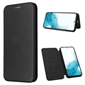 Samsung Galaxy A34 5G Flip Case - Karbonfaser - Schwarz