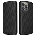 iPhone 15 Pro Max Flip Case - Karbonfaser