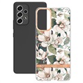 Flower Serie Samsung Galaxy A53 5G TPU Hülle - Grüne Gardenie