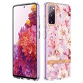 Flower Serie Samsung Galaxy S20 FE TPU Hülle - Rosa Gardenie