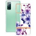 Flower Serie Samsung Galaxy S20 FE TPU Hülle - Lila Begonie