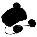 Flauschiges Bluetooth Mütze mit Kabellose Kopfhörer