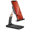 Faltbare Gravity Tischhalterung für Smartphone/Tablet - Schwarz