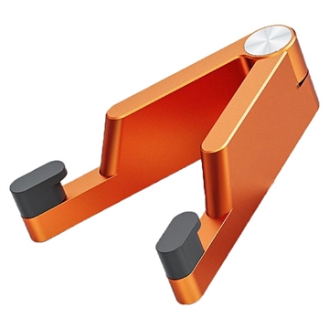 Klappbare Aluminiumlegierung Telefonhalter für Smartphones/Tablets 4-7" - Orange