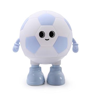 Fußball-Kinder-RGB-Nachtlicht mit 3 Helligkeitsstufen - Blau / Weiß
