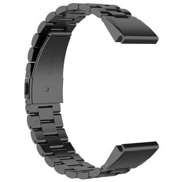 Garmin QuickFit 26mm / Garmin Fenix 7X / 7X Pro / 6X Edelstahlarmband 3 Perlen Uhrenarmband