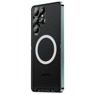 Galvanisierte Magnetisch Samsung Galaxy S23 Ultra 5G Hybrid Hülle - Grün
