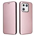 Xiaomi 13 Pro Flip Case - Karbonfaser - Roségold