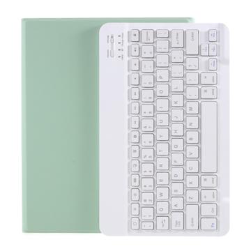 iPad Air 2024/2022/2020 Bluetooth-Tastaturhülle mit Stiftschlitz - Hellgrün