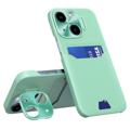 CamStänder iPhone 14 Plus Cover mit Kartensteckplatz