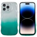 Wavy Edge Gradient iPhone 14 Pro TPU Hülle