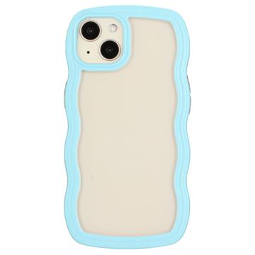 Wavy Edge iPhone 14 Hybrid Case - Blau