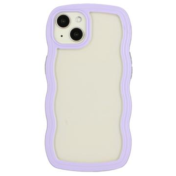 Wavy Edge iPhone 14 Hybrid Case - Purpur