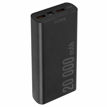 Forever Core SPF-02 2x USB, USB-C 18W Powerbank - 20000mAh