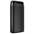 Forever TB-100L Dual USB Powerbank - 20000mAh - Schwarz