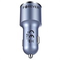 Forever TR-340 Bluetooth FM Transmitter & Kfz-Ladegerät - Silber
