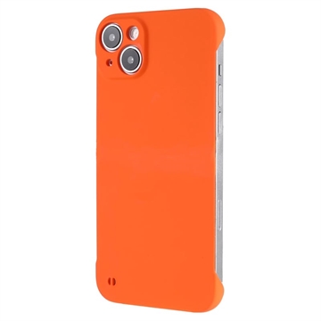 iPhone 14 Rahmenlose Kunststoff Hülle - Orange