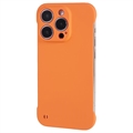 iPhone 14 Pro Max Rahmenlose Kunststoff Hülle - Orange