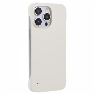 iPhone 16 Pro Max Rahmenlose Kunststoff Hülle - Weiß