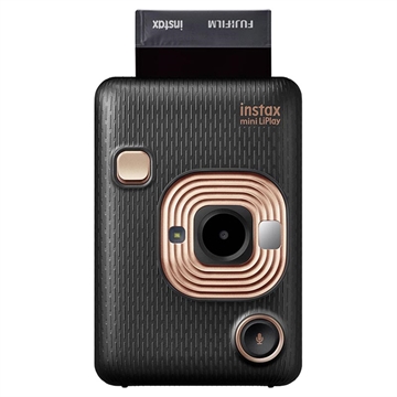 Fujifilm Instax Mini LiPlay Sofortbildkamera - Elegantes Schwarz