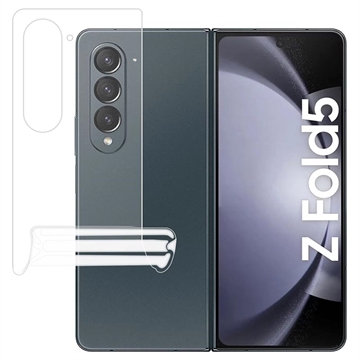 Samsung Galaxy Z Fold5 Vollständiger TPU-Rückenschutz - Durchsichtig