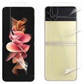 Full Cover Samsung Galaxy Z Flip3 5G TPU Schutzfolie-Set - Durchsichtig