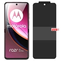 Motorola Razr 40 Ultra Vollständige Abdeckung TPU Panzerglas - 9H - Privat