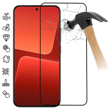 Asus ROG Phone 8/8 Pro Full Cover Panzerglas - 9H - Schwarz Rand