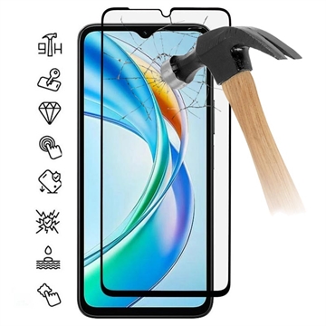 Honor X5b/X5b Plus Full Cover Panzerglas - 9H - Schwarz Rand