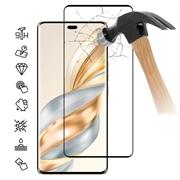 Honor X60 Pro Full Cover Panzerglas - 9H - Schwarz Rand