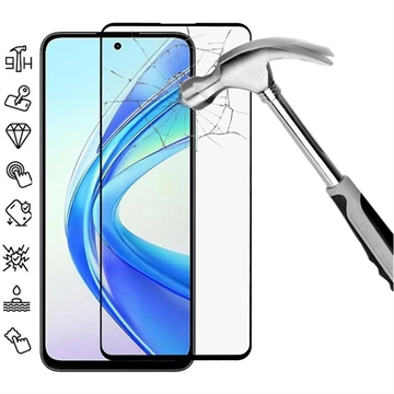 Honor X7b/90 Smart Full Cover Panzerglas - Schwarz Rand