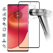 Motorola Edge 50 Fusion Full Cover Panzerglas - 9H - Schwarz Rand