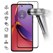 Motorola Moto G84 Full Cover Panzerglas - Schwarz Rand