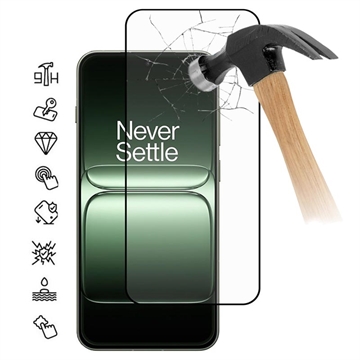 OnePlus 13s Vollabdeckung Panssarilasi - 9H - Schwarzer Rand