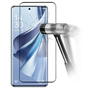 Oppo Reno10 Pro/Reno10 Pro+ Full Cover Panzerglas - 9H, 0.3mm - Schwarz Rand