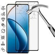 Realme 12 Pro/12 Pro+ Full Cover Panzerglas - 9H - Schwarz Rand