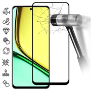 Realme C67 Full Cover Panzerglas - Schwarz Rand