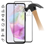 Samsung Galaxy A35 Full Cover Panzerglas - 9H - Schwarz Rand