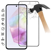 Samsung Galaxy A36 Full Cover Panzerglas - 9H - Schwarz Rand