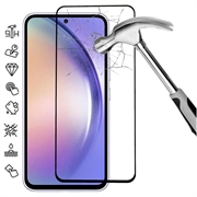 Samsung Galaxy A55 Full Cover Panzerglas - 9H - Schwarz Rand