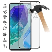 Samsung Galaxy M55 Full Cover Panzerglas - 9H - Schwarz Rand