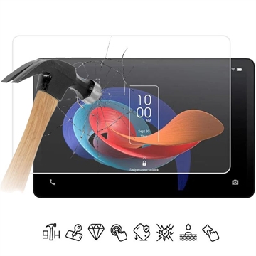 TCL Tab 10 Gen2 Full Cover Panzerglas - 9H, 0.3mm - Durchsichtig