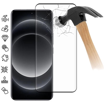 Xiaomi 14 Ultra Full Cover Panzerglas - 9H - Schwarz Rand
