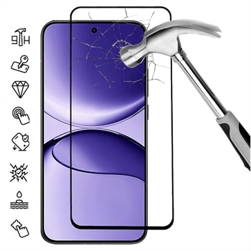 Xiaomi Redmi K80 Ultra Vollabdeckung Panzerglas - 9H - Schwarzer Rand