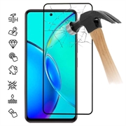 vivo Y27s Full Cover Panzerglas - Schwarz Rand