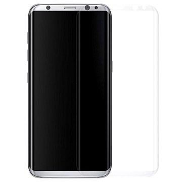 Samsung Galaxy S8 Flächendeckender Panzerglas - Durchsichtig