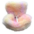 Plüsch-Autosicherheitssitz für Labubu-Puppe 15-17cm - Rosa / Gelb / Purpur