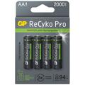GP ReCyko Pro PhotoFlash Wiederaufladbare AA-Batterien 2000mAh - 4 Stk.